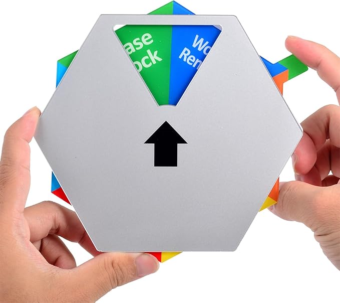 Kichwit Privacy Sign for Office Door, Do Not Disturb Sign, Please Knock, In a Meeting, Working Remotely, Out of Office, Back Soon, 5 Inch, Silver