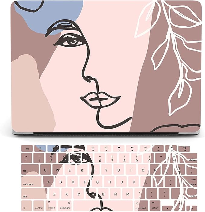 Case Compatible with MacBook Pro 15 Inch 2015 2014 2013 2012 Model A1398, Plastic Hard Shell Protective Case Cover & Keyboard Protector for Mac Pro Retina 15 Old Version - Girl Pattern 2