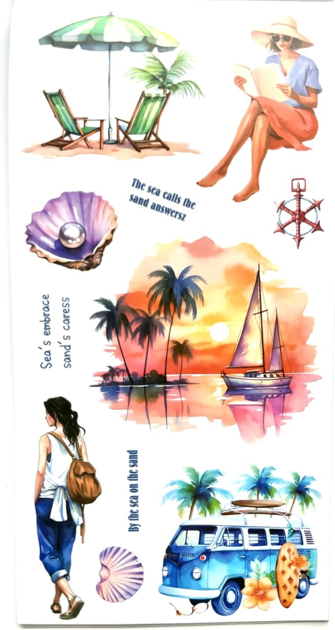 Aesthetic Journaling Sticker Books for Adults - Pre-Cut Scrapbook Stickers Vintage 20 Sheets Junk Journal Supplies Watercolor Scrapbooking Stickers Planner Cottagecore Decorative DIY Arts Craft Making