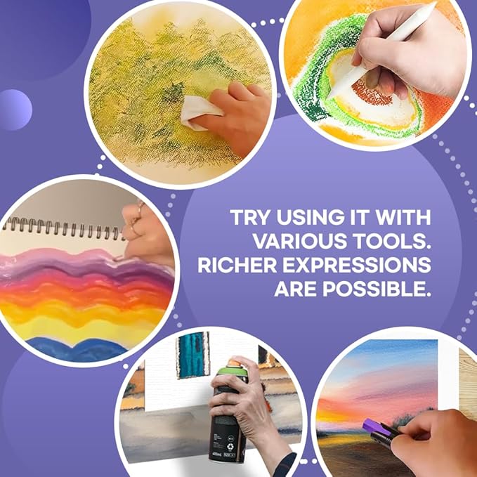 Soft Chalk Pastels Set Art Supplies for Artist, Kids, Adult, 64Colors Plus 2Sticks, Colored Chalk Non Toxic Dry Square Pastel for Painting, Hair Chalk Pastels