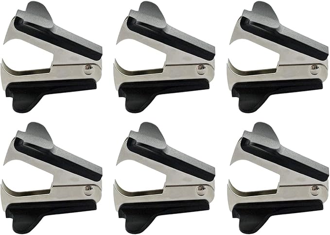 ZZTX Staple Remover Staple Puller Removal Tool for School Office Home 6 Pack