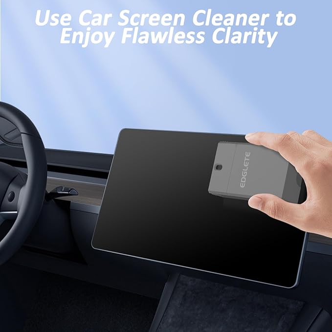 Screen Cleaner Spray and Wipe, Streak-Free Computer Screen Cleaner, Portable Laptop Cleaning Kit for Phone Car Touchscreen Monitor PC MacBook iPad TV Electronic, Refillable 2oz Spray Microfiber Cloth