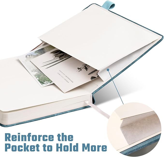 Sunflower Journal for Girls Women Journals for Writing 100GSM College Ruled A5 Leather Notebook for Girls Ages 8-12 Flower Diary with Heart-shaped Shadow, 5.7" x 8.3", Blue