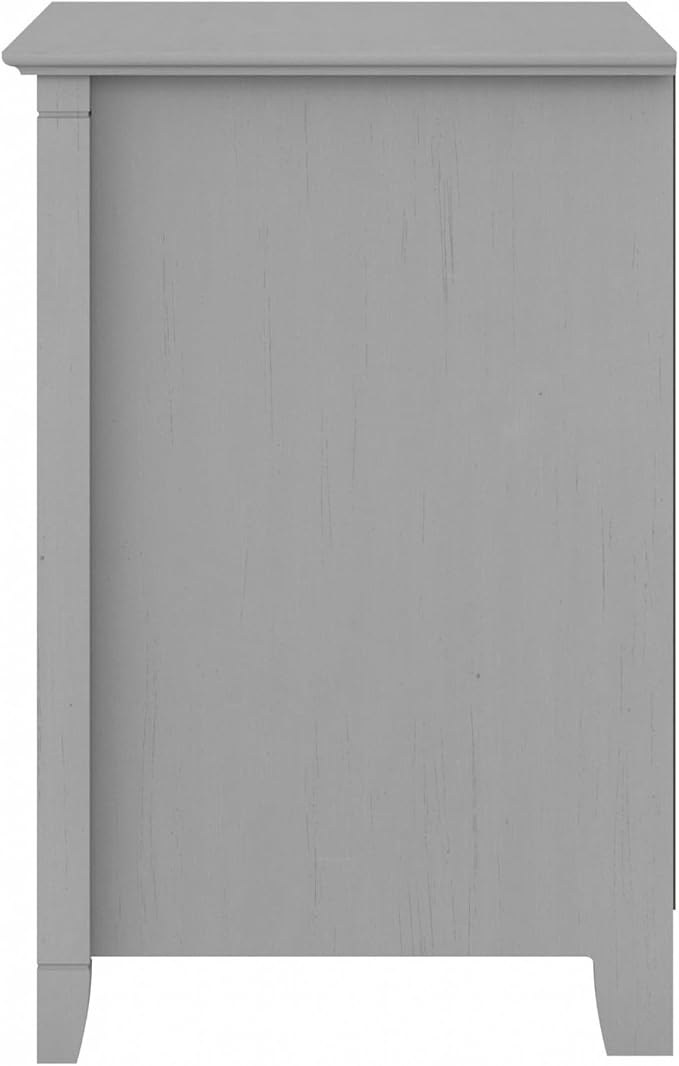 Bush Furniture Key West 2 Drawer Lateral File Cabinet in Cape Cod Gray | Document Storage for Home Office | Accent Chest with Drawers