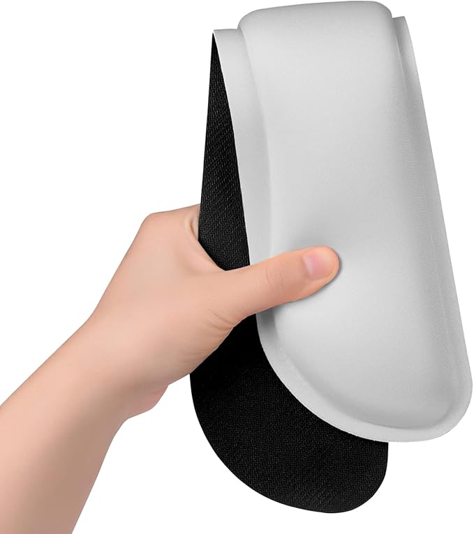 Dapesuom Enlarge Keyboard Wrist Rest, Memory Foam Wrist Cushion for Desk Mats Support, Cute Typing Pain Relief Keyboard Mouse Pad Rests Set with Non-Slip Base for Gaming Laptop Office, Space Gray