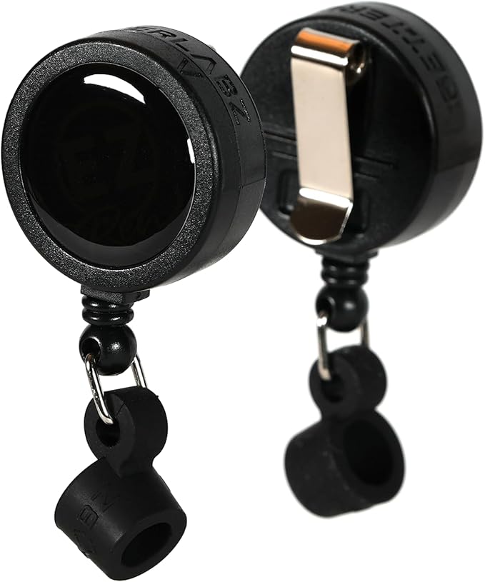 EZ Pen 2 Pcs Retractable Pen Reel with Stealth Grip Design and Non-Stop Action