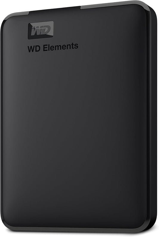 WD 1TB Elements Portable External Hard Drive for Windows, USB 3.2 Gen 1/USB 3.0 for PC & Mac, Plug and Play Ready - WDBUZG0010BBK-WESN
