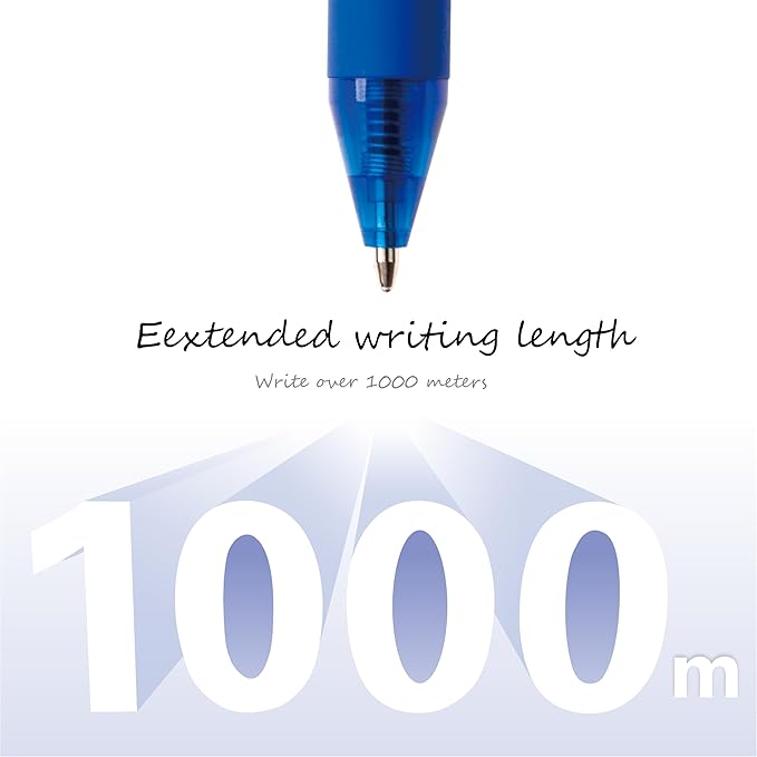 CRYLLIS Pens Bulk, 50Pack Black Pens,Black Ink Ballpoint Pens for Smooth Writing,No Smear,Office Supplies,Back to School Gifts,School Teacher,1.0mm