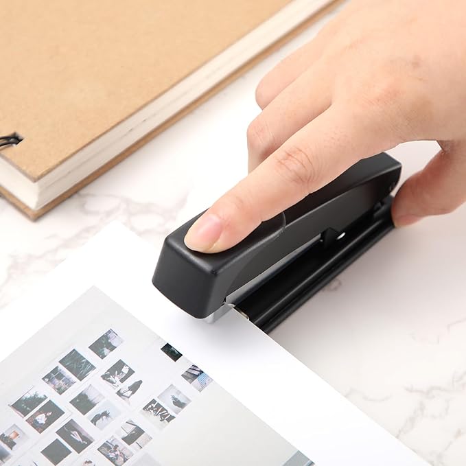 Yahenda 10 Pieces Staplers Bulk with Staples 20 Sheet Capacity Black Compact Desktop Heavy Duty Stapler for Desk Office School
