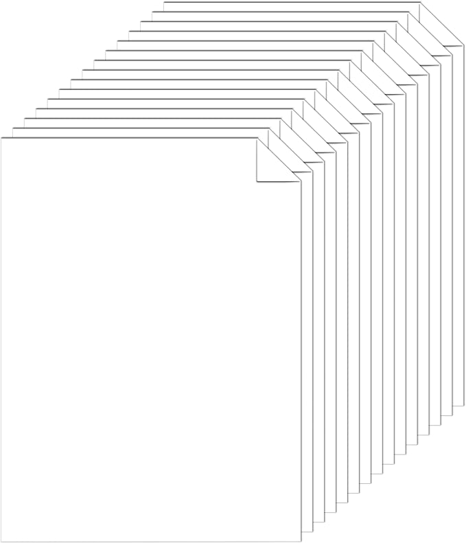 120 Sheets Bright White Cardstock 8.5 x 11 Certificate Paper, 92lb Heavyweight White Card Stock Printer Paper for DIY Cards, Business Cards, Invitations, Menus