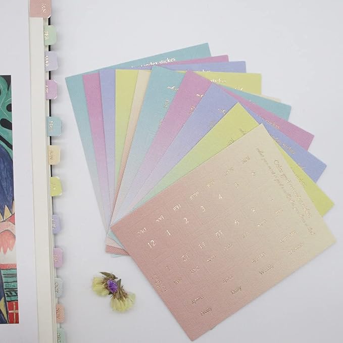 Gradient Color Stickers Tabs