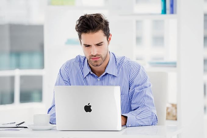 Teryeefi Compatible with MacBook Pro 16 inch Case 2025 2024 2023 2022 2021 M4 M3 M2 M1 A3403 A3186 A2991 A2780 A2485, Plastic Hard Shell&Keyboard Cover&Screen Film&Type C Adapter- Crystal Clear