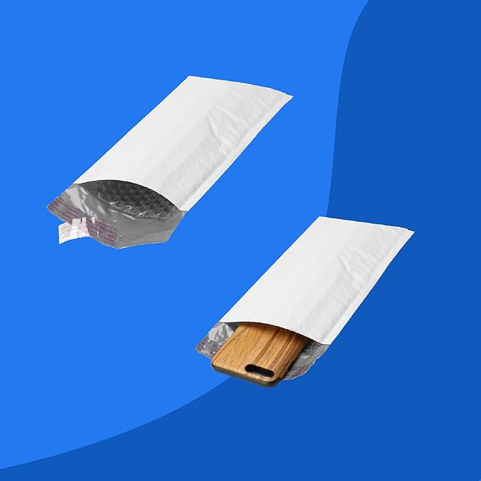 The Boxery 14.25x20''|#7 Poly Bubble Mailers- 50 Pack, Padded Envelopes, Self Seal, Waterproof Shipping Bags, Padded Mailers for Shipping & Packaging