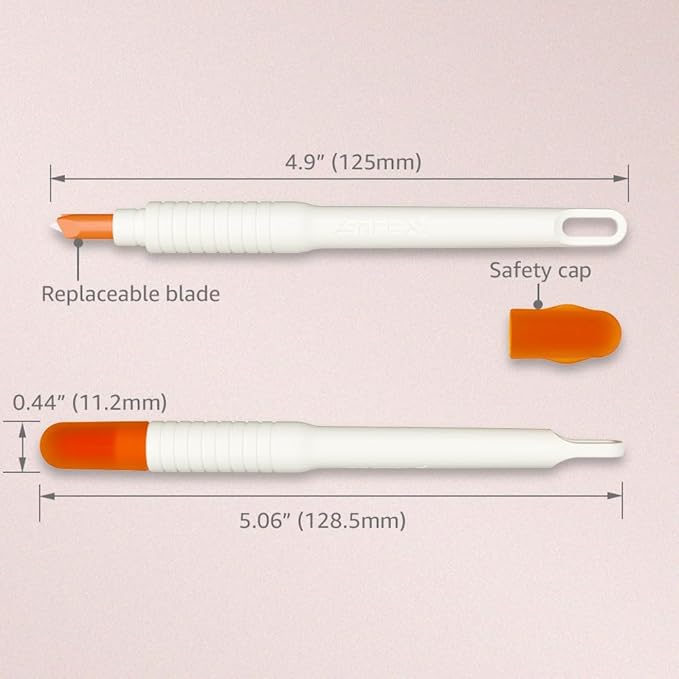 Ceramic Box Cutter Mini Pen Craft Cutting Tools Precision Cutter Safety Package Opener cutter for Crafting Pen with 1 Replacement Blade