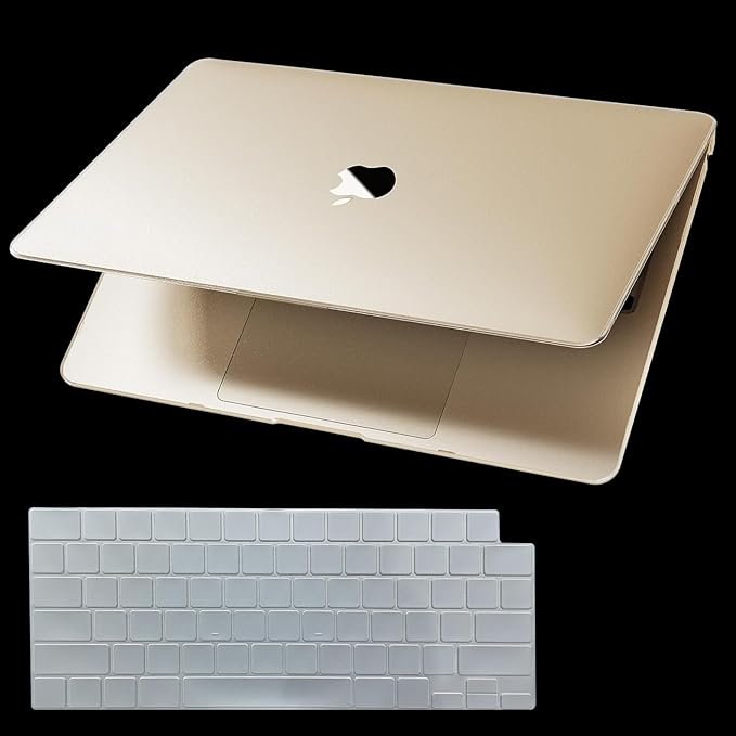 KEROM Starlight Case for MacBook Air 15 inch M4 2025 2024 2023 M3 M2 A3241 A3114 A2941, MacBook Air M4 15 inch Case, Frosted Matte Plastic Hard Shell & Keyboard Cover for Mac Air 15, Starlight Clear