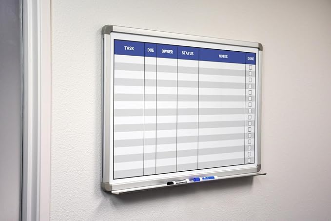 Task List Whiteboard 60" x 40"
