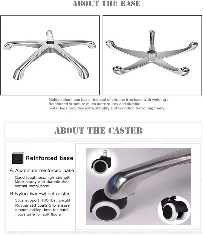 Kaleurrier Adjustable Stools Drafting Chair with Backrest & Foot Rest Tilt Back Swivel Seat Rolling Wheels for Studio Dental Office Salon and Counter Armless Tall Home Desk Chairs (Grey)