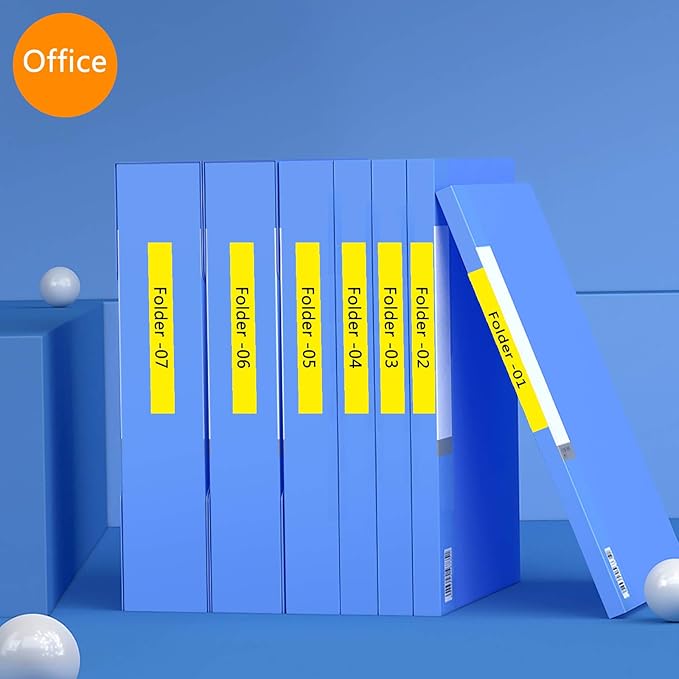 NineLeaf 4 Pack Compatible for Brother P-Touch M Label Tape MK621 M-K621 M621 Black on Yellow 3/8" (9mm) x 26.2ft (8m) Labeling Refill Cartridge Work in PT-45M PT-65 PT-70 PT-80 PT-M95 Label Maker