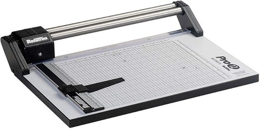 Rotatrim Pro 12 Inch Cut Professional Paper Cutter/Trimmer Precision Rotary Trimmer with Self-Sharpening Precision Steel Blades & Twin Stainless Steel Guide Rails (RCPRO12i)