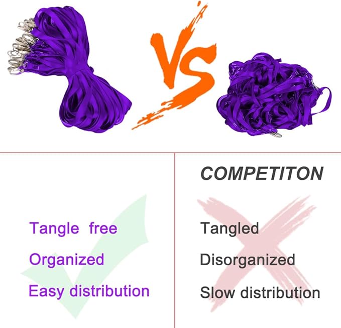 10pack Lanyards for Id Badges Holder Bulk Lanyard with Clip Swivel Hooks for Name Tag ID Badge Holder,Students, Employees (10, Purple)