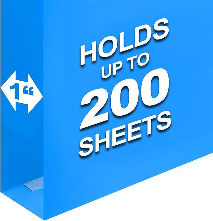 HERKKA Extra Capacity Hanging File Folders, 30 Pack Reinforced Letter Size Hanging Folders with Heavy Duty 1 Inch Expansion, Designed for Bulky Files, Medical Charts, Assorted Colors