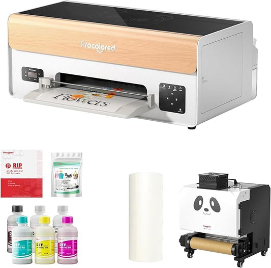 Procolored P13 DTF Printer A3 XP600 Apparel Transfer Printing Machine T-Shirt Direct to Film-Windows Version (Printer+Shaker Oven)
