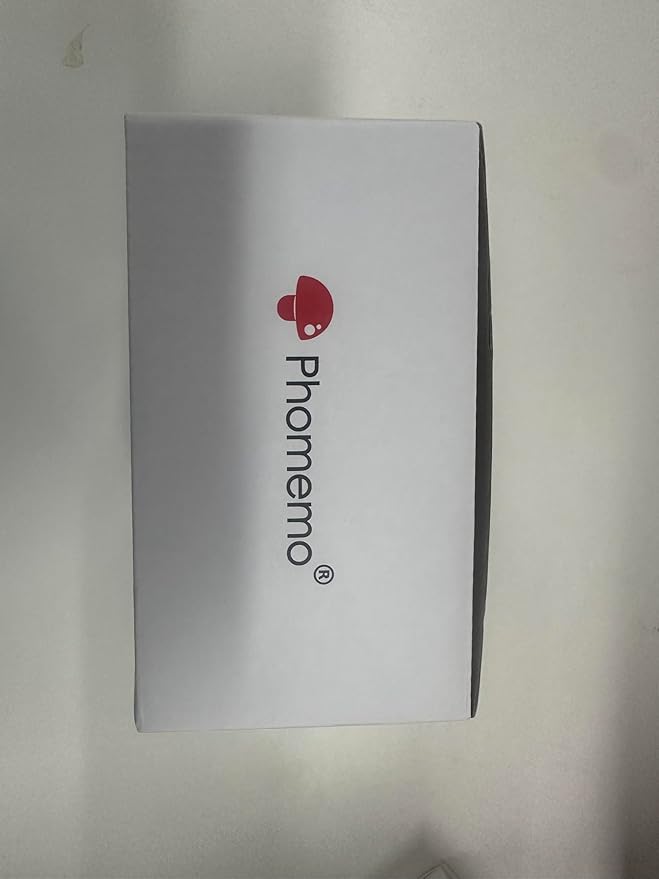 Phomemo M250 3 Inch Label Maker Machine with Tape, 2025 Upgrade Portable Barcode Label Printer for Business, Home, Logo Label, Thermal Address Label Maker with 100 Labels, 40x30mm