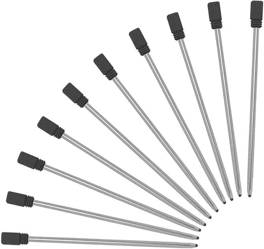 4-in-1 Four-Color Multifunctional Pen Refill, Black/Red/Blue Ballpoint Pen Refill,Great Gift for Friends, Loved Ones (Refill Black)