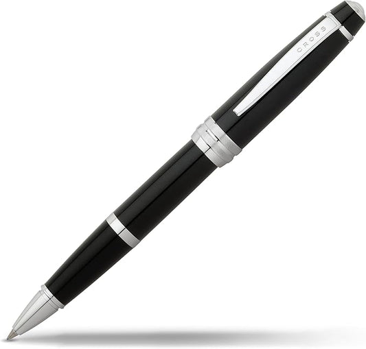 Cross Bailey Refillable Rollerball Pen Presented in a Premium Gift Box - Medium Point, Black Ink, Black
