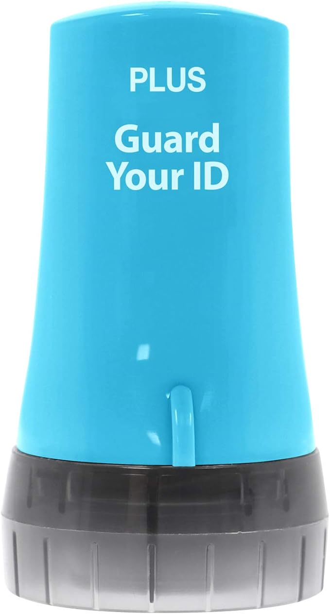 Plus The Original Guard Your ID Advanced Security Roller 2.0 for Identity Theft Prevention Stamping Turquoise