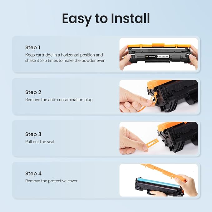 XJI 141X(with Chip) High Yield 2 Pack Compatible Toner Cartridges Replacement for HP 141 X A W1410X 141A W1410A Ink, for Laser Jet M110w MFP M139w M140w Printer Black