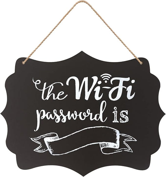 NEWNEWSHOW 8.7x12 Inch Erasable Message Board Sign with Hanging String, Store Signs Chalkboard, Menu Chalkboard, Message Board, Bar and Special Event Decorations, Double-Sided Painting