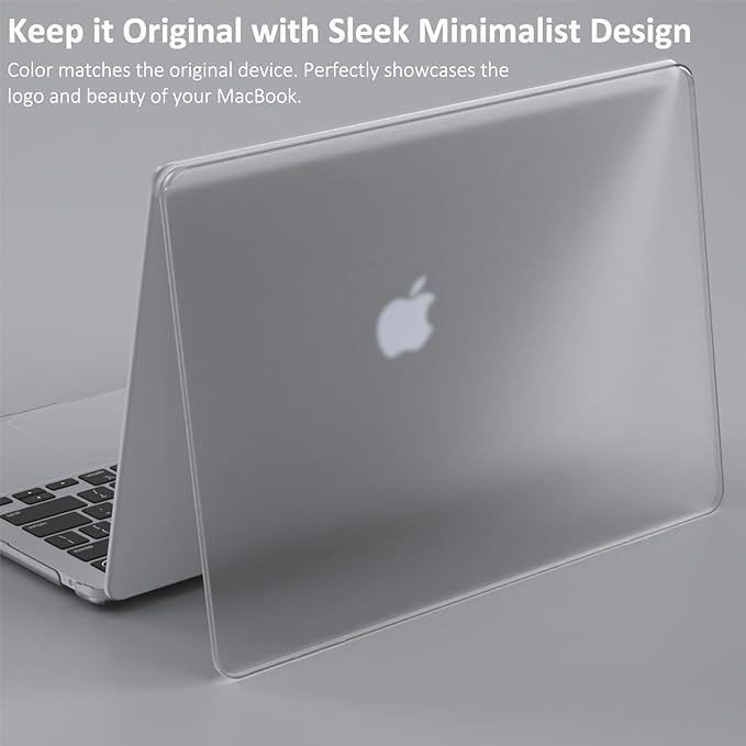 KEROM Matte Clear Case for MacBook Pro 16 inch 2024-2021 M4 M3 M2 M1 Pro/Max Chip A3403 A3186 A2991 A2780 A2485, Ultra Slim Frosted Matte Plastic Hard Shell & Keyboard Cover for Mac Pro 16 M4 M3 M2 M1