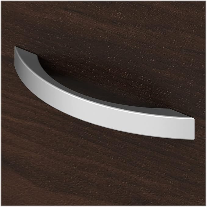 Bush Business Furniture Hybrid 2 Drawer Lateral File Cabinet in Black Walnut - Assembled