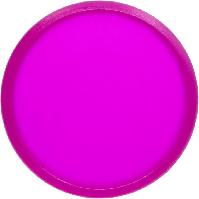 100pcs Discbound Notebook Discs DIY Planner Accessoriesfits for Tul,Levenger,Arc,Happy Planner,Talia(Transparent Purple,1.26 inch/32mm)