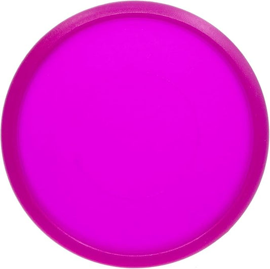 100pcs Discbound Notebook Discs DIY Planner Accessoriesfits for Tul,Levenger,Arc,Happy Planner,Talia(Transparent Purple,1.5inch/38mm)