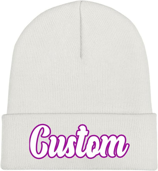 Custom Beanie with Photo Text Logo Design Your Own Personalized Knitted Hats Customized Beanie Custom Hats for Men Women