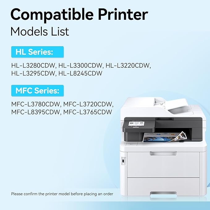 LEMERO UEXPECT TN229XL TN229 High Yield Toner Compatible Replacement for Brother TN229XL TN229 Toner Cartridges for HL-L3280CDW MFC-L3780CDW MFC-L3720CDW Printer, TN229XLBK/C/M/Y-5 Pack