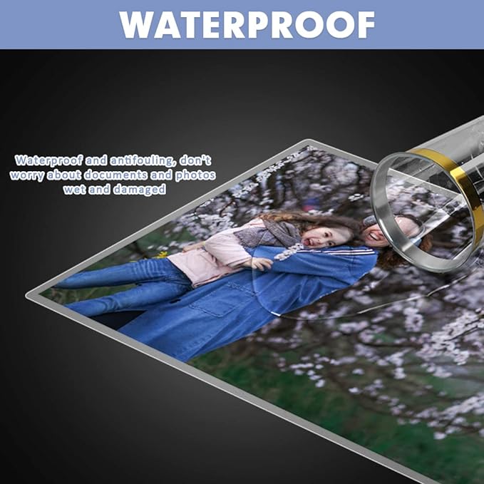 Laminating Sheets, PANDRI 300 Pack Thermal Laminating Pouches Holds 11 x 17 Inch, 3 Mil Plastic Laminator Paper 11.5 x 17.5 Inch, Clear Round Corner