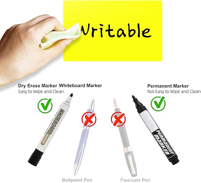 Rectangle Labels Sticker 3×5 Inch Vinyl Floor Stickers Color Coding Name Tags Roll Removable 200 PCS, Yellow