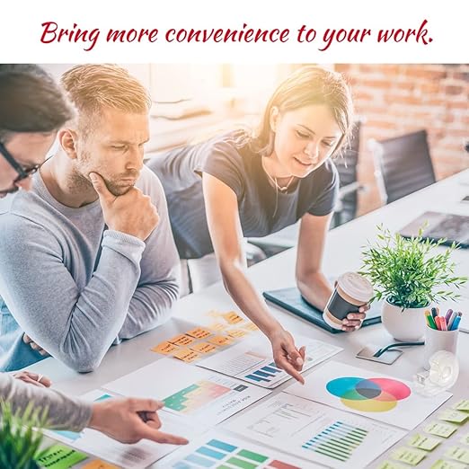 Clear Tape, Transparent, Gift Wrapping Tape for Home Store School Office Supplies 7/10 X 1000 Inches 16 Rolls with Dispensers