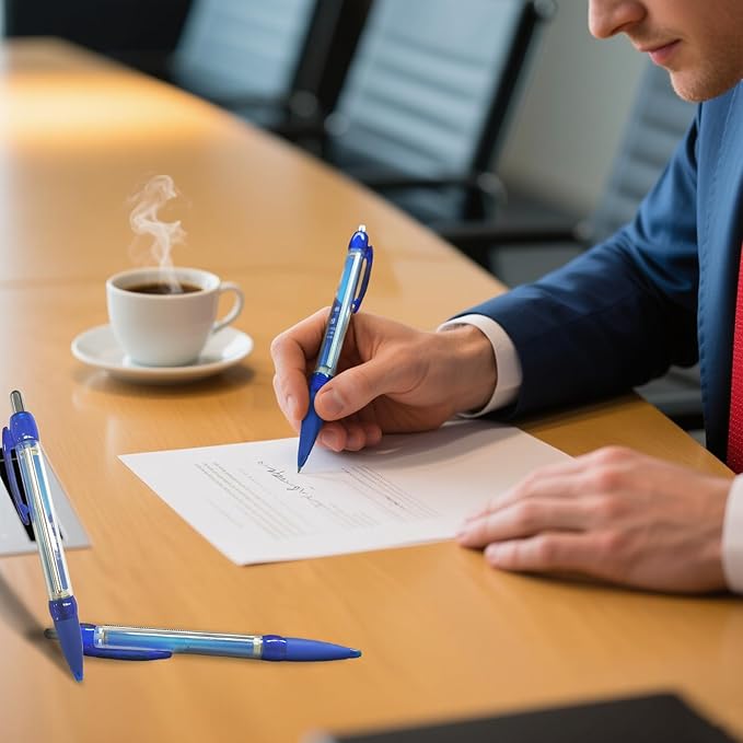 Personalized Pens Bulk, Custom Pollout Paper Pen with Printed, Customizable Retractable Roll Up Banner Pens for Business with Name Logo, Exhibitions, Events, Presentations, Advertising 100 Pcs