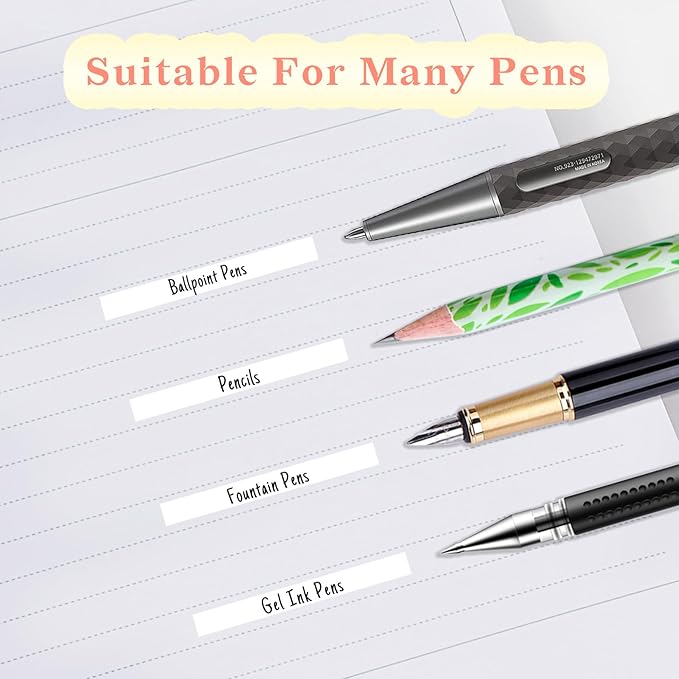 Temiary 6Pcs Mini White Correction Tapes, Quick Dry Smooth Pull Out for Writing, Aesthetic Cute Correction Tape Set Easy To Use for Students School Office Supplies (Pink)