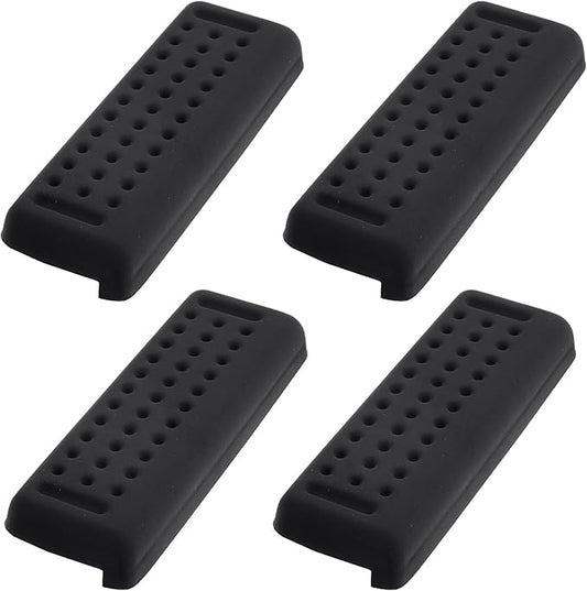 4 Pcs L-Shaped Desk Long Wrist Rest Elbow, Forearm and Wrist Comfort Support Elbow Arm Rest for Table or Desk Edge Accessories, Non-Slip, Memory Foam Padding (Black)