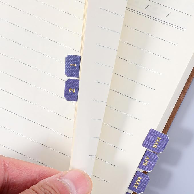 10 Sheet Month Tabs for Planner, Colorful Self-Adhesive Planner Monthly Tabs, Notebook Index Tabs for Planners Office Study Journal Notebook Agendas Organizers Office Supplies