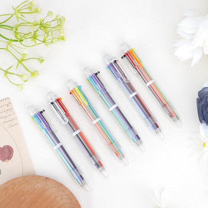 Valentines Classroom Favors 12 PCS Ballpoint Pens for Student Classroom Must Have Colored Pens Ballpoint School Supplies Party Favors Office Supplies Back to School Gifts for Students Son Daughter