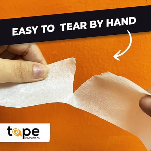 WOD MT5 Utility Grade Masking Tape, 3 inch x 60 yds. (Pack of 12) for Home or Office air-Dry Painting, Labeling, & Packing. Leaves no Residue