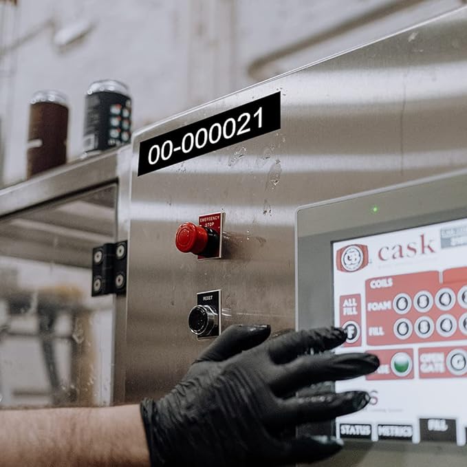 Label KINGDOM TZe-355 24mm Black Label Tape Replacement for Brother TZe355 1 Inch White on Black TZe Tape 0.94 Compatible with Brother P Touch 24mm Tape for PTD600 PTP710BT PTP700 PT2730, 3-Pack