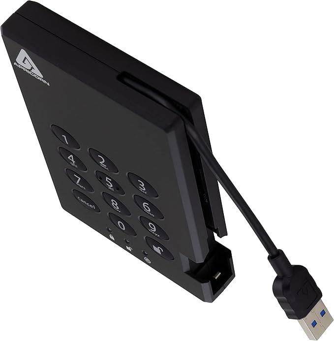 Apricorn 2TB Aegis Padlock USB 3.0 256-Bit AES XTS Hardware Encrypted & Aegis Secure Key 3 NX 64GB 256-bit Encrypted FIPS 140-2 Level 3 Validated Secure USB 3.0 Flash Drive, ASK3-NX-64GB, black