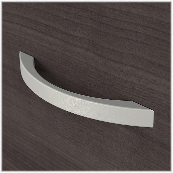 Bush Business Furniture Hybrid 2 Drawer Lateral File Cabinet-Assembled, Storm Gray